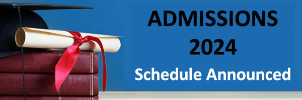 Admission Schedule 2024